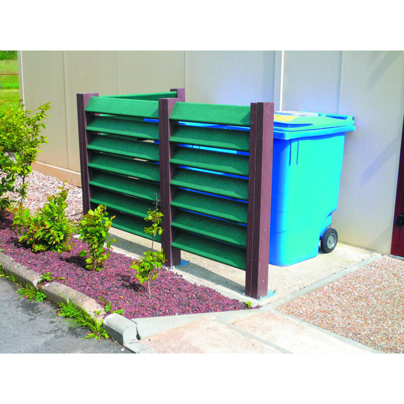 Cache-conteneurs recyclé VISTA direct urbain